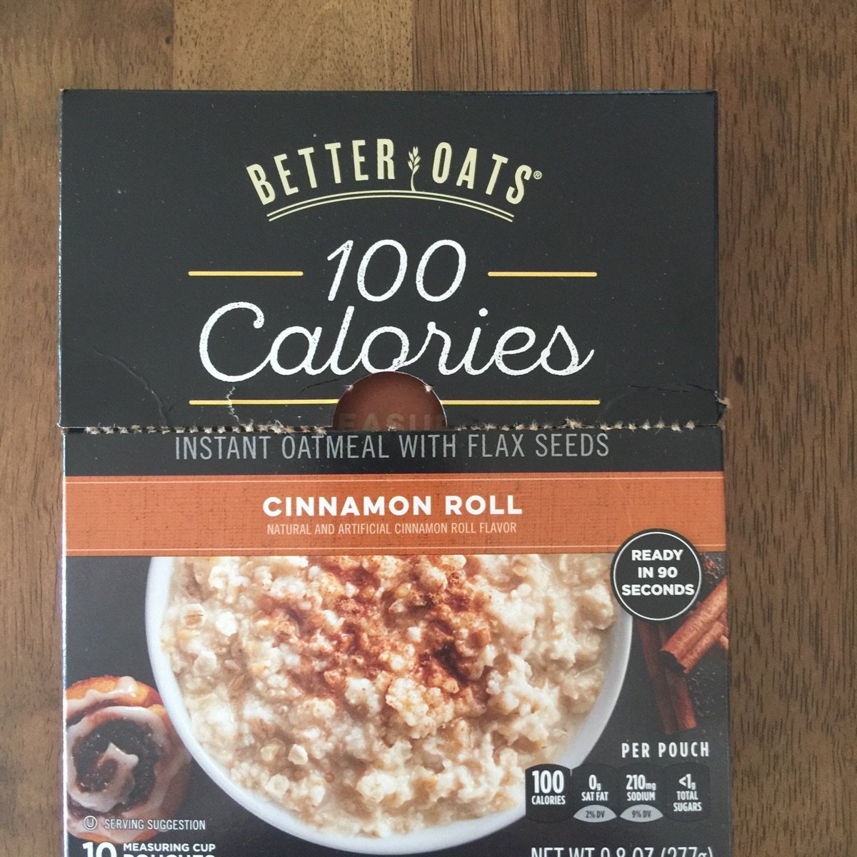 Better Oats Cinnamon Roll Instant Oats With Flax Seed Reviews