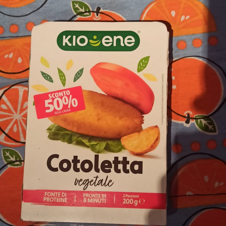 photo of Kioene Cotoletta vegetale shared by @alessiaaa on  27 Apr 2022 - review