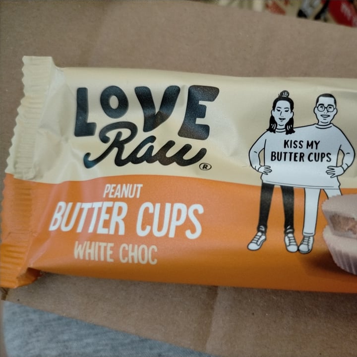 photo of LoveRaw Peanut butter cups white choc shared by @aquiles on  12 Jun 2022 - review