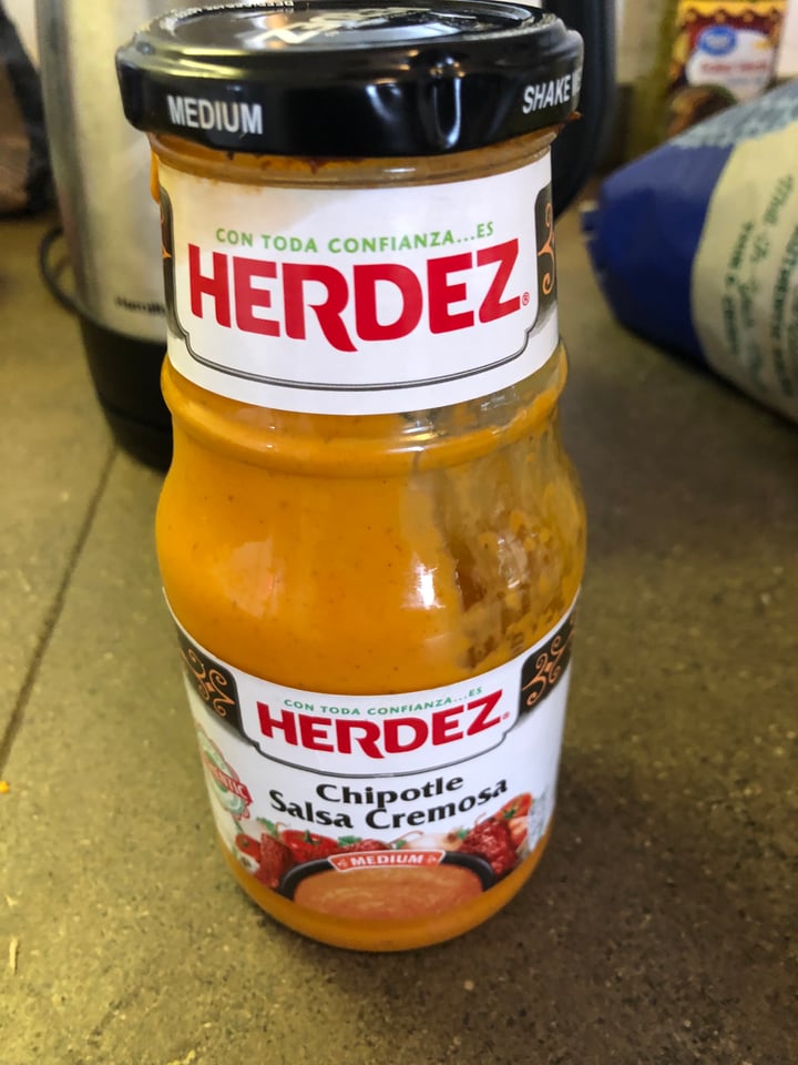 photo of Herdez Chipotle Salsa Cremosa shared by @nisharespect on  20 Apr 2022 - review