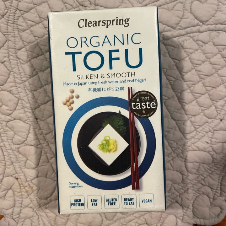 photo of Clearspring Organic Tofu Silken & Smooth shared by @eriks on  14 Mar 2022 - review