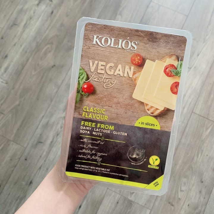 photo of Kolios Vegan Fasting cheese slices shared by @firavounaki on  13 Jul 2020 - review