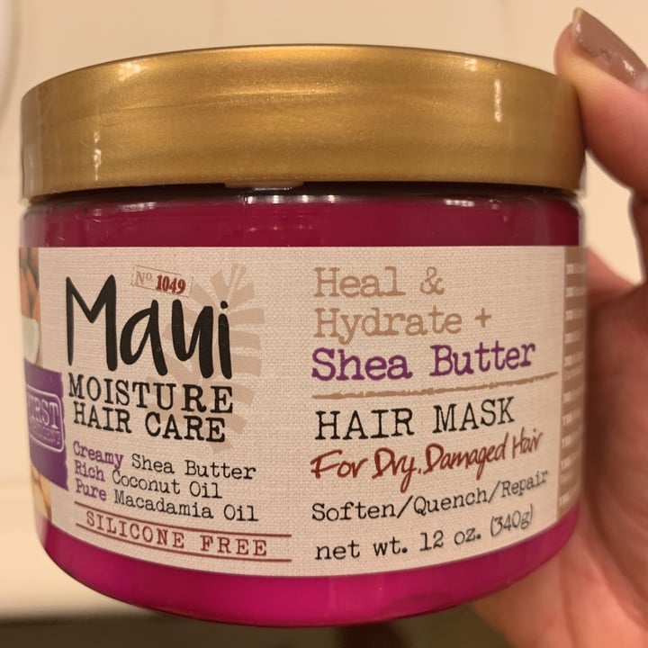 photo of Maui Moisture Heal & Hydrate + Shea Butter Hair Mask shared by @divequeen11 on  08 Jul 2020 - review
