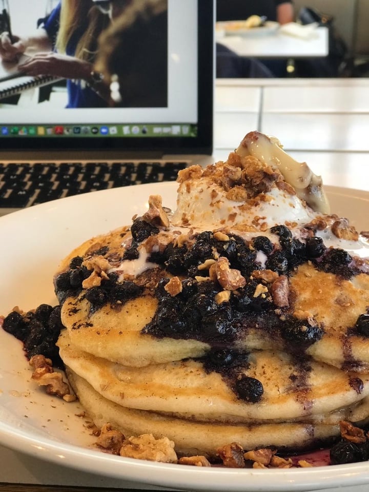photo of Heirloom Restaurant Vegan buttermilk pancakes shared by @feripix on  07 Mar 2020 - review