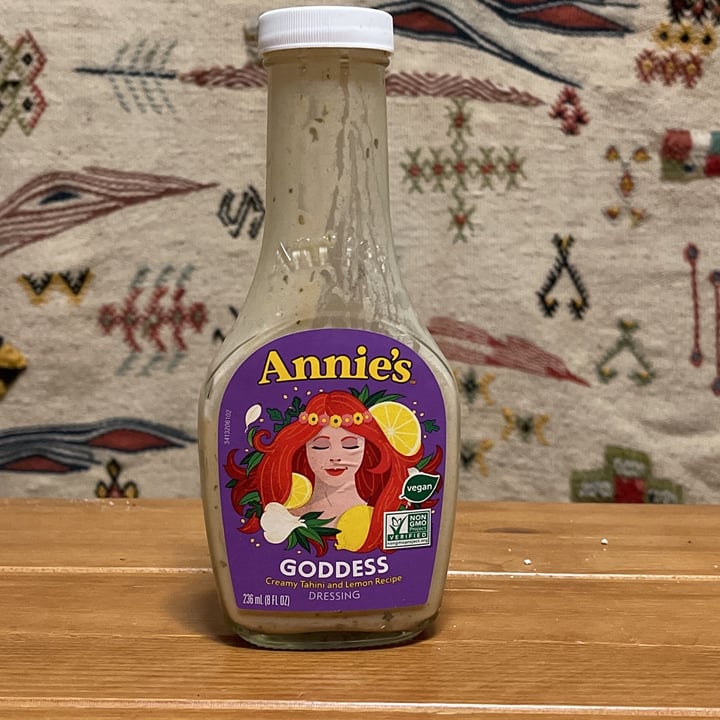 photo of Annie’s Goddess tahini and lemon recipe dressing  shared by @hyperbelly on  06 Oct 2021 - review