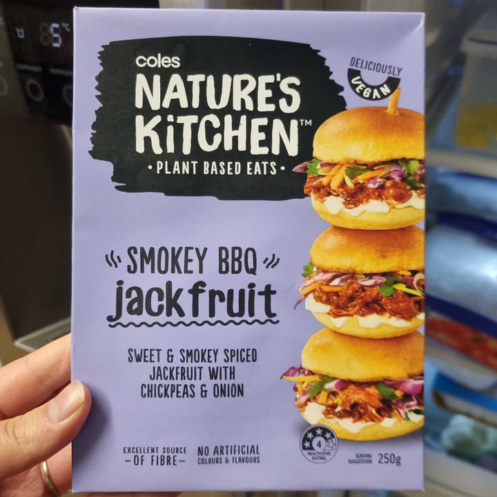 photo of Coles Nature's Kitchen Smokey BBQ Jackfruit shared by @lanilouisem on  23 Jul 2021 - review