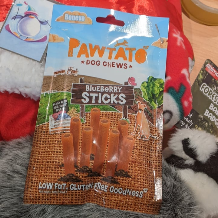 photo of Benevo Pawtato Dog Chews Blueberry Sticks shared by @bethany777 on  03 Jan 2022 - review