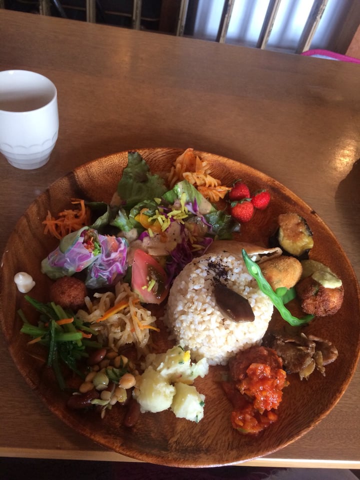 review photo of Veggie Syokudo Funadeya Vegan lunch plate shared by @puomisto on 13 Jun 2019 - review