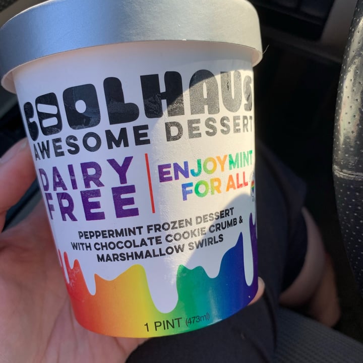 photo of COOL HAUS Enjoymint For All Peppermint Frozen Dessert shared by @keeponveganon on  30 May 2021 - review