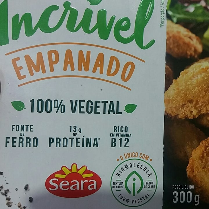 photo of Seara Empanado de soja 100% vegetal shared by @mllealaluna on  23 Apr 2022 - review