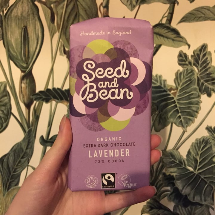 photo of Seed and Bean Organic Extra Dark Lavender Chocolate shared by @tashbentley on  21 Jan 2020 - review