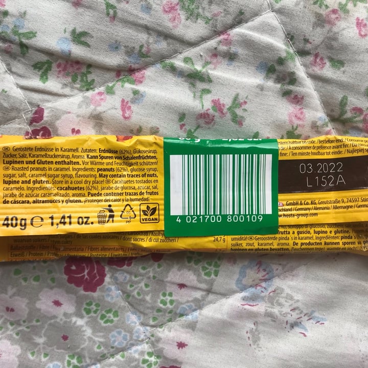 photo of Mr Tom Peanut bar shared by @strawberrycow on  25 Jul 2021 - review