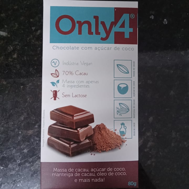 review photo of Only4 Chocolate com açucar de coco shared by @fevidal on 05 May 2022 - review