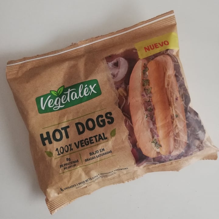 photo of Vegetalex Hot dogs 100% Vegetal shared by @errecassia on  09 Aug 2022 - review