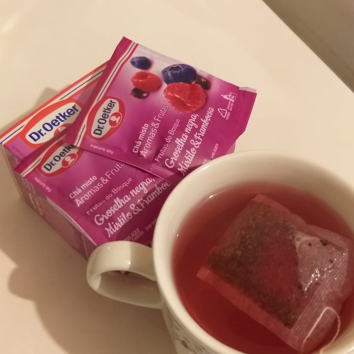 review photo of Dr. Oetker Cha groselha mirtillo e framboesa shared by @corupasc on 27 Jun 2022 - review
