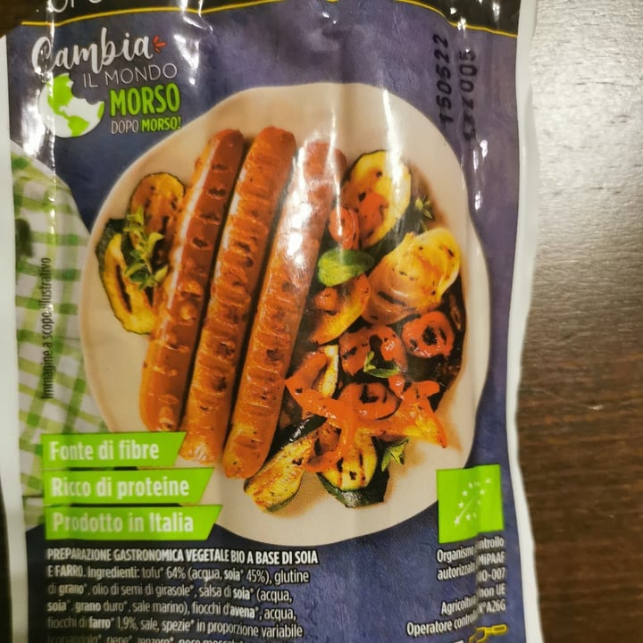 review photo of Vegamo Wurstel Bio di Tofu E Farro shared by @mappamondo on 22 Mar 2022 - review