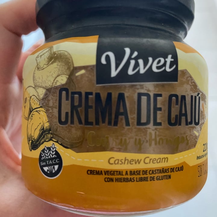 photo of Vívet Crema de Cajú Curry y Hongos shared by @deniselm on  16 Dec 2022 - review
