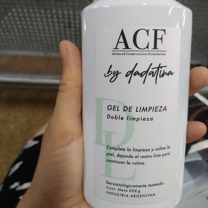 photo of acf by dadatina Gel De Limpieza shared by @beiaene on  17 Dec 2022 - review