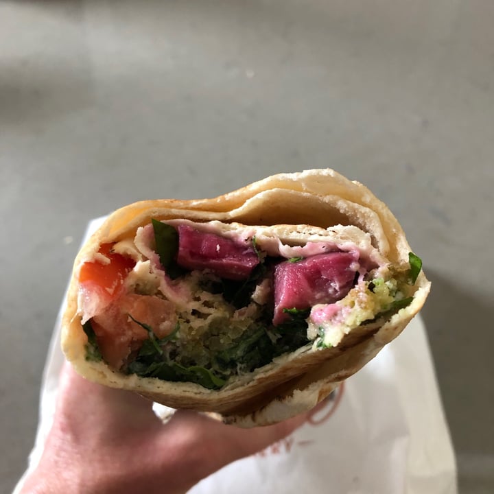 review photo of Cedar Bakery Felafel Wrap shared by @louiselliott on 09 Oct 2020 - review