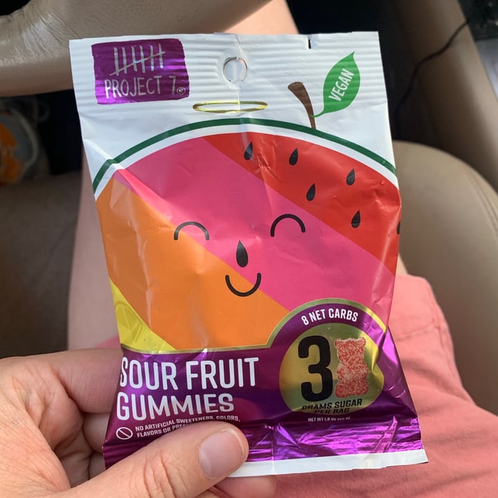 photo of Project 7 Sour fruit gummies shared by @lbade on  23 Jul 2020 - review