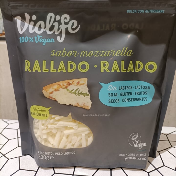 photo of Violife Queso Rallado sabor a Mozzarella shared by @joplin77 on  15 Feb 2022 - review