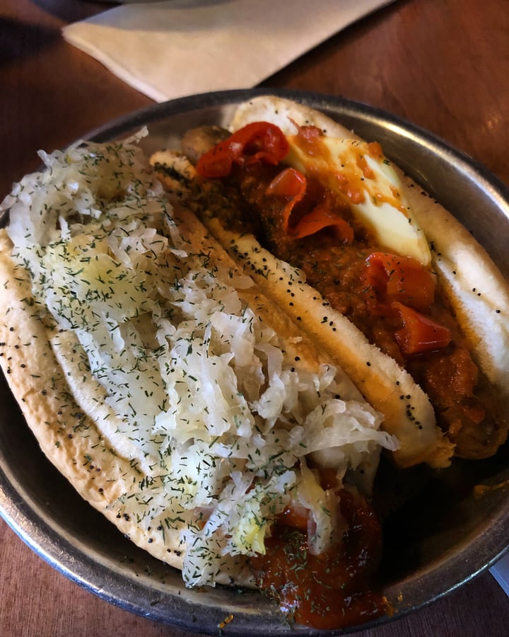 photo of The Red Hot The dogfather hot dog shared by @ericaveg on  11 Apr 2018 - review