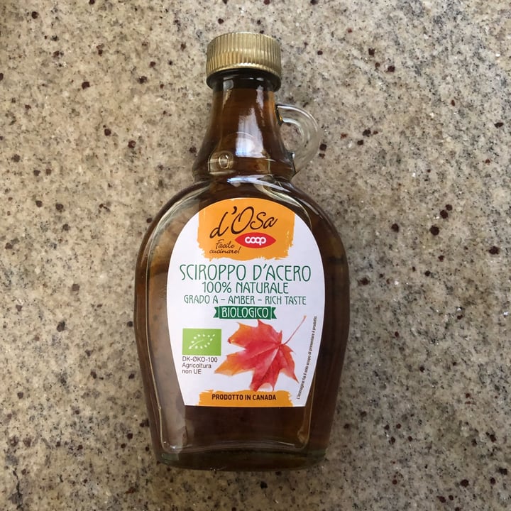 review photo of Coop Sciroppo d'acero biologico shared by @sarahloveanimols22 on 11 Mar 2022 - review