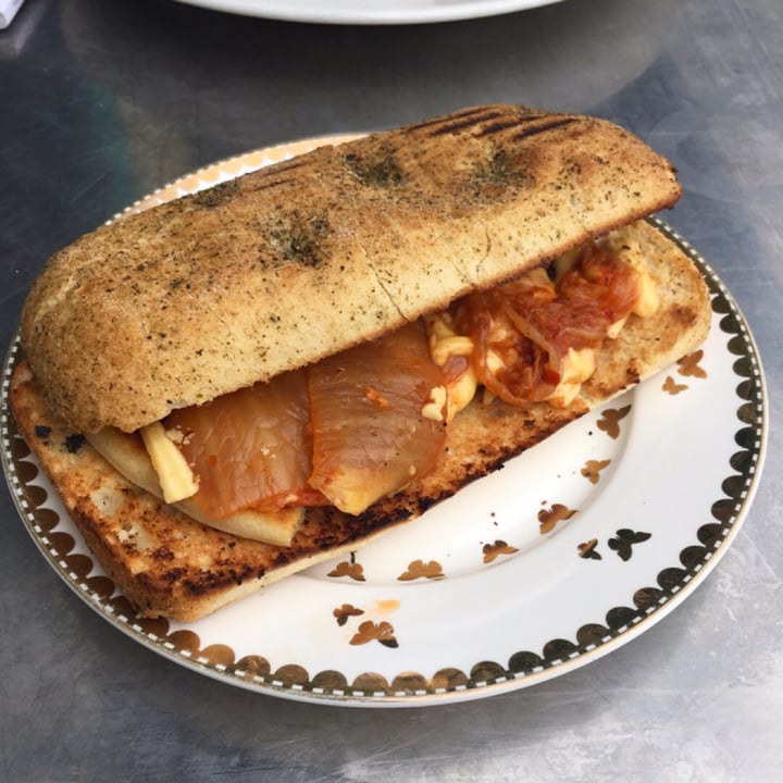 photo of The Glasvegan The one with kimchi (focaccia sandwich) shared by @katelouisepowell on  21 Jun 2019 - review