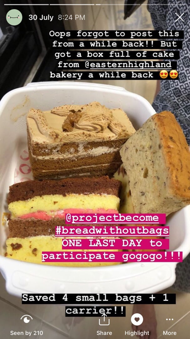 photo of Dongshan Eastern Highland Healthy Cake House Banana cake shared by @peasfulpea on  09 Oct 2019 - review