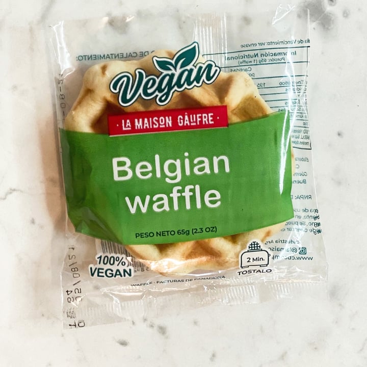 photo of La Maison Gáufre Belgian Waffle Vegan shared by @bleverone on  04 Jul 2021 - review