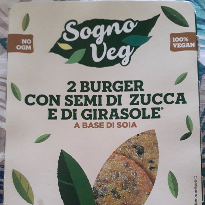 photo of Sogno Veg  - burger soia Burger con Semi di zucca e di girasole shared by @gintonic on  03 May 2022 - review