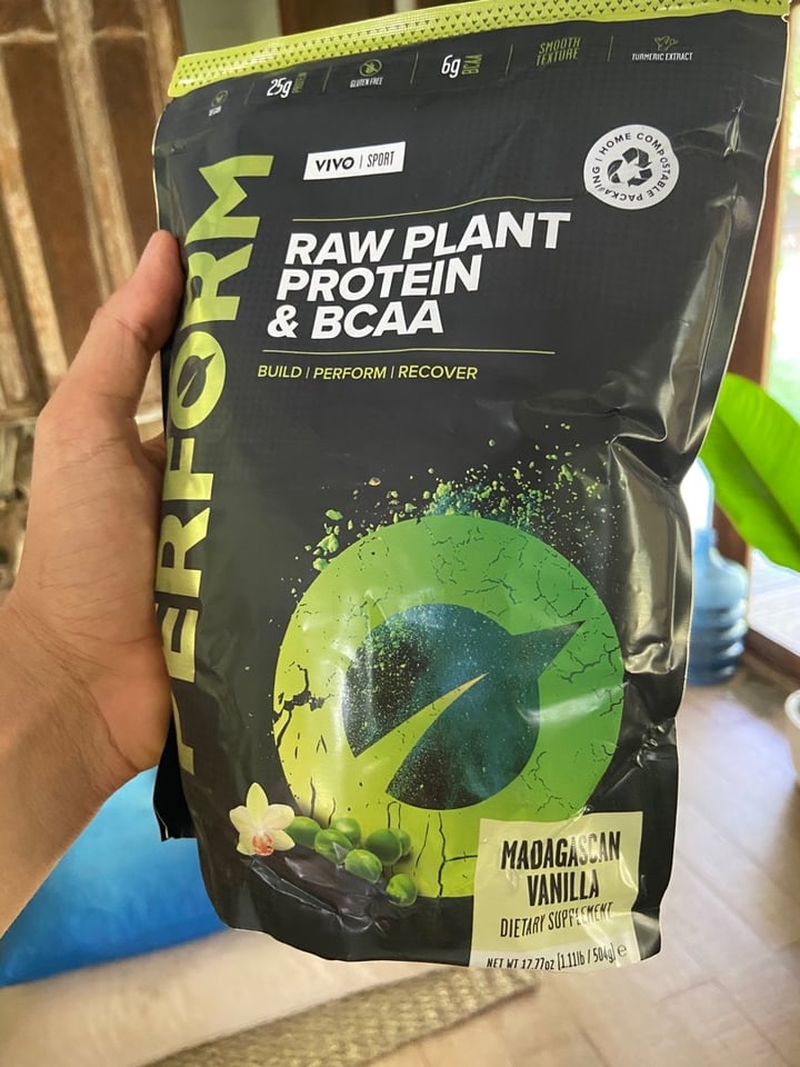 photo of Vivo Life Raw Plant Protein & BCAA Madagascan Vanilla shared by @sebalex on  14 Apr 2020 - review