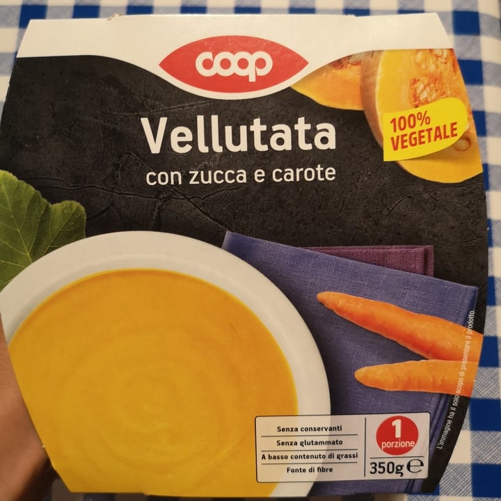 photo of coop Vellutata Di Zucca E Carote shared by @lacarotaverde on  23 Aug 2022 - review
