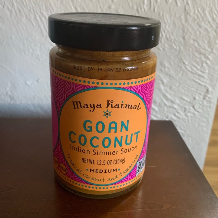 photo of Maya Kaimal Goan Coconut Simmer Sauce shared by @katiej245 on  25 Aug 2020 - review