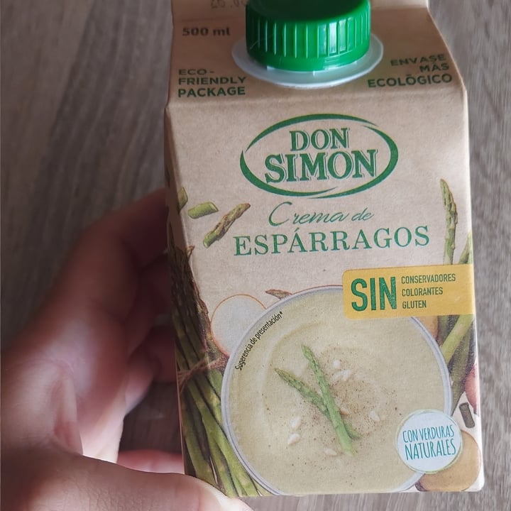 photo of Don Simon Crema de espárragos shared by @veganlicious on  03 Aug 2022 - review