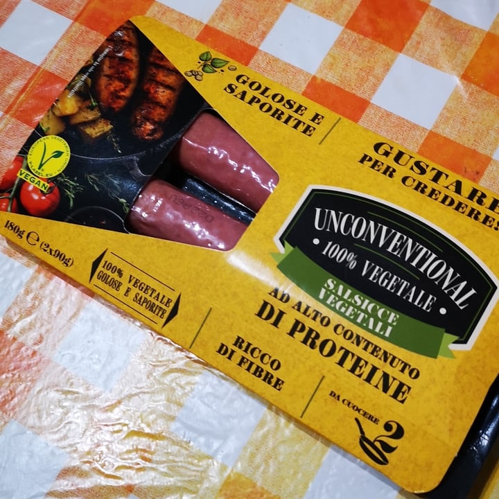 review photo of Unconventional Salsicce Vegetali - Sausages shared by @fabiovcanc on 25 Nov 2022 - review
