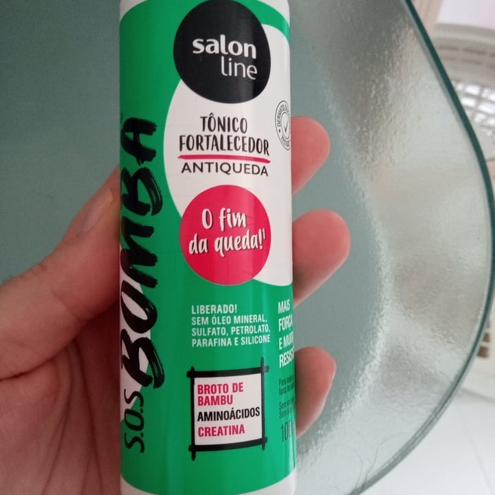 photo of Salon line Tônico s.o.s bomba antiqueda shared by @vivianvsoares on  19 Apr 2022 - review