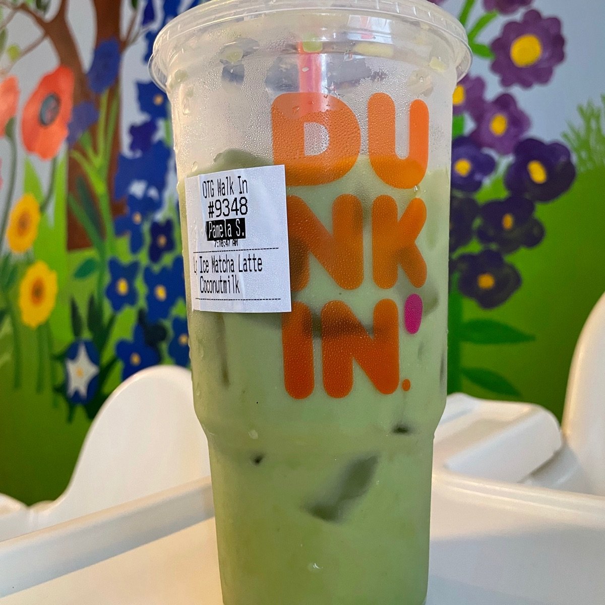 Dunkin' Donuts Iced Matcha Latte with Coconut Milk Reviews abillion