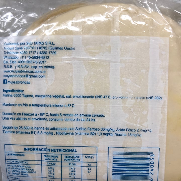 review photo of Muy sabroricas Tapas Para Empanadas Super Rostisera shared by @romicapo on 08 Jan 2022 - review