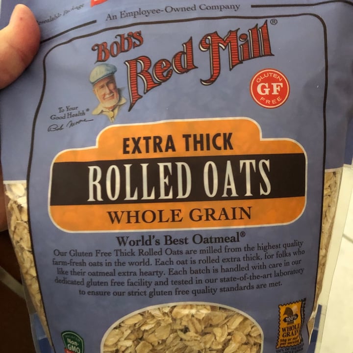 photo of Bob's Red Mill Gluten Free Extra Thick Oats shared by @germanvegan on  17 Aug 2021 - review