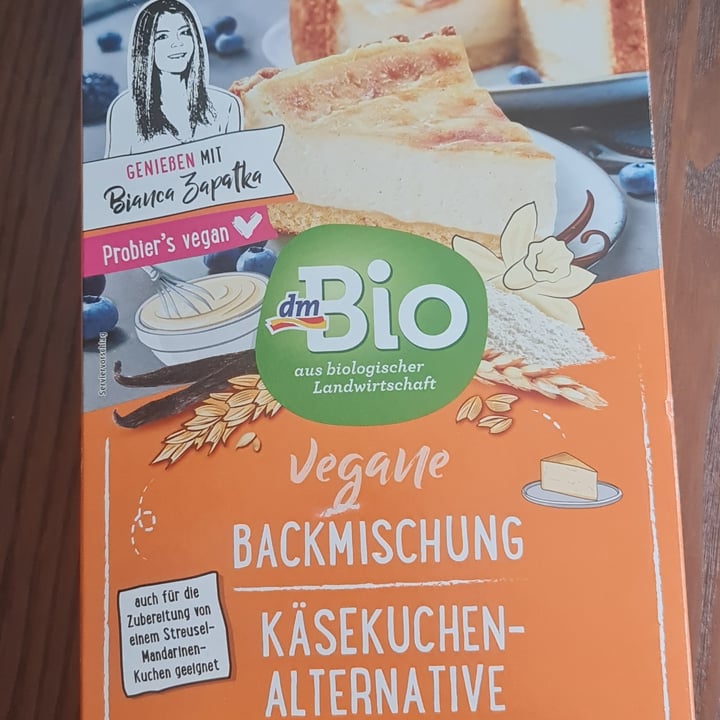 review photo of dmBio Vegane Backmischung Käsekuchen-Alternative shared by @creepysunset on 28 May 2022 - review