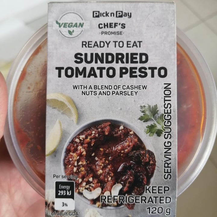 photo of Pick n Pay Sundried Tomato Pesto shared by @maracetta on  20 Sep 2021 - review
