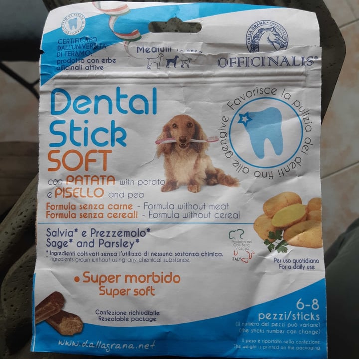 photo of Officinalis Dental Stick Con Patata e Pisello shared by @elenadb on  26 Apr 2021 - review
