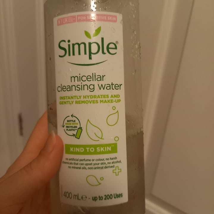photo of Simple Micellar Cleansing Water shared by @beagalli on  08 Apr 2022 - review