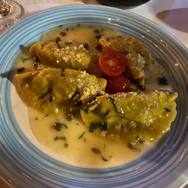 Photo of the dish “Vegan Lobster Ravioli”