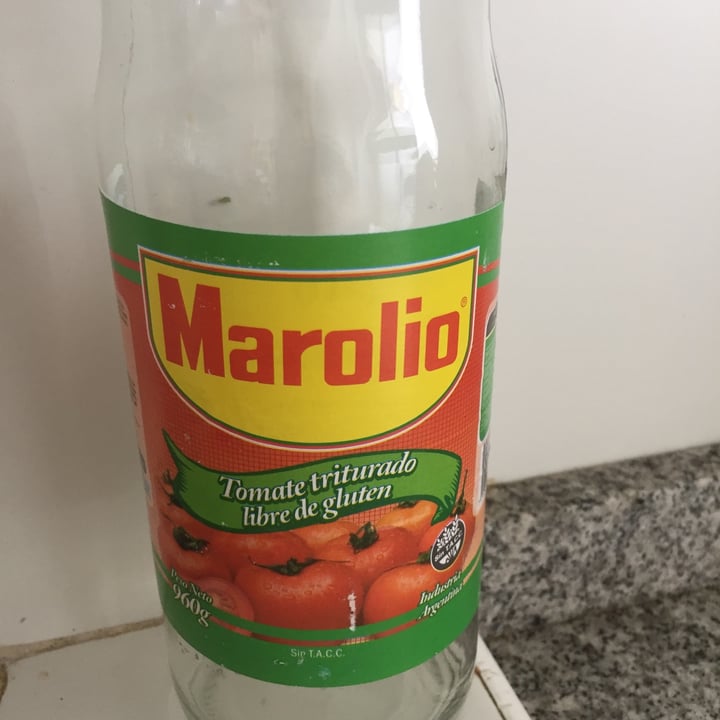 photo of Marolio Salsa de tomate en vidrio shared by @vdufou on  21 Dec 2020 - review