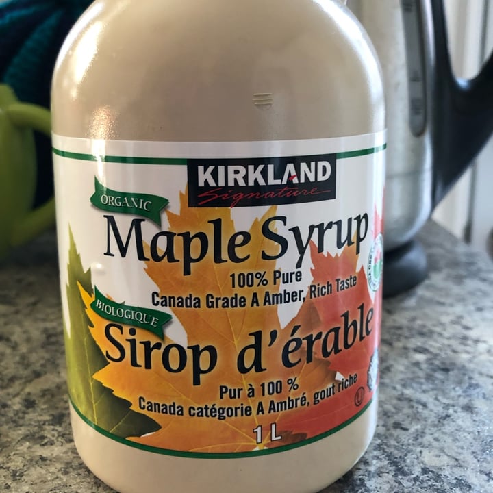 photo of Kirkland Signature Organic Maple Syrup shared by @helloitsme on  28 Dec 2021 - review