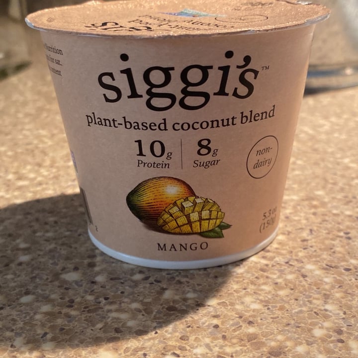 photo of siggi’s Plant Based Coconut Blend Yogurt Mango shared by @kelley288 on  03 Mar 2022 - review