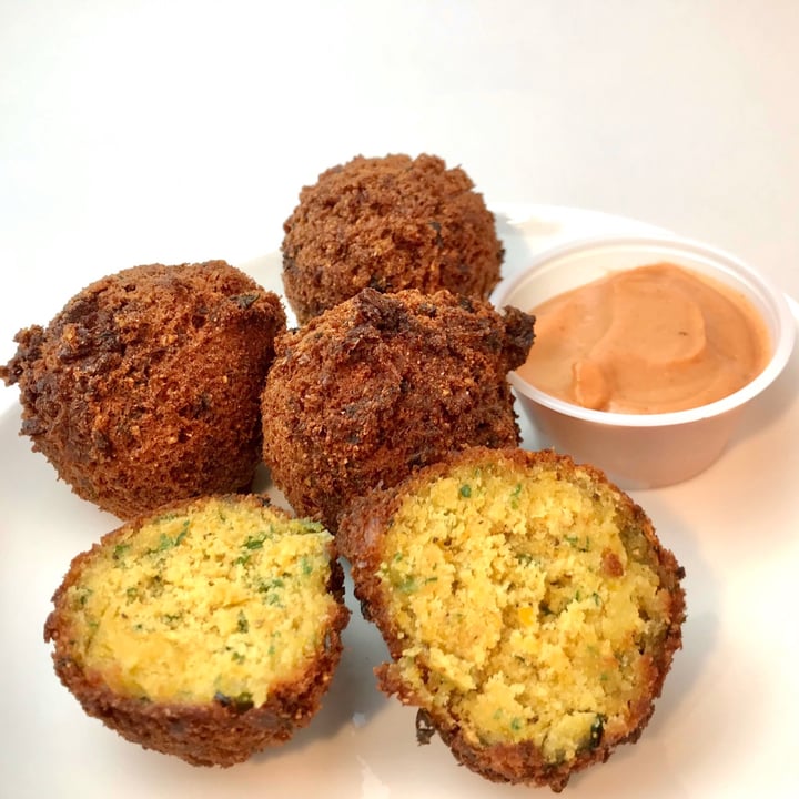 photo of South x Northwest Sam's Hushpuppies shared by @pdxveg on  03 Apr 2021 - review