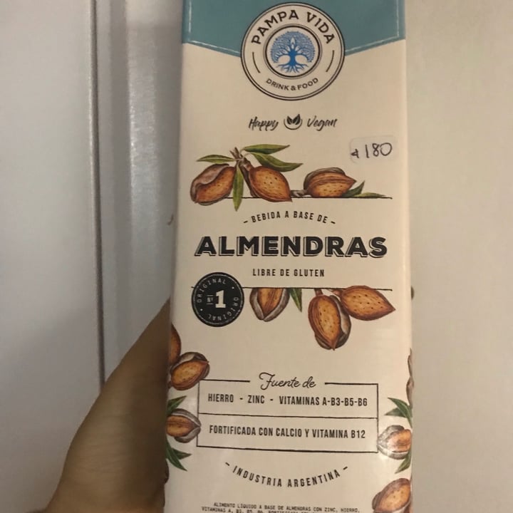 photo of Pampa Vida Leche de Almendras Original shared by @abrilvs on  02 Jun 2021 - review